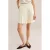 WE STUDIO linnen regular waist bermuda short ecru