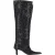 Alexander Wang Viola Slouch Knielange Laarzen in Zwart Glitter