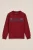 Blue Ridge – Jongens T-shirt met opdruk – Regular fit – Bordeauxrood – Katoen –