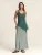 St MRLO Jurk ‘LENNOX SLIP DRESS’  groen