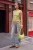 TRENDYOLMİLLA Dames Groen Grafisch Mouwloos Regular fit Blouses