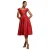 Damesjurk met plooi Goddiva Crushed Midi