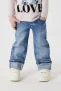NAME IT MINI straight leg jeans medium blue denim