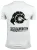 Heren Fitness Functioneel T-shirt met Logo Sport Outdoor Wit