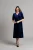 Tanya Fluwelen Jurk – Blauw