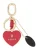 FURLA Sleutelhanger ‘CAMELIA’  goud / rood