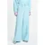 POM Amsterdam wide leg high waist broek lichtblauw
