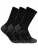 Under Armour 3-Pack Performance Tech Crew-Sokken, Zwart