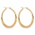 Label Kiki gold plated oorbellen Golden Cirkel Hoops