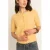 Expresso gebreid vest met wol – geel