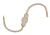 Orphelia Dames 925 Sterling Zilveren Armband – Roze ZA-6094