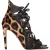 Aquazzura French Lover Sandalen met Luipaardprint in Bruin Ponyhaar