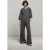 Summum Woman Trousers Boot Cut Punto Milano Mid Grey