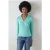 LK Bennett Ives Polo Shirt Green/cream