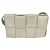 Bottega Veneta Maxi Intreccio De Riem Cassette Tas in Wit Nappa Leer