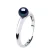 Eenvoudige Ring – Echte Cultured Zoetwaterparels Rond 5-6 mm