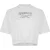 Reebok Katoenen cropped T-shirt voor dames (normale pasvorm) (Wit)