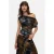 Desigual jacquard top met print – meerkleurig