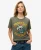 Superdry Vrouwen Neo Trad Tattoo T-shirt met Relaxte Pasvorm Groen