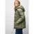 Street One Dames Kort gewatteerd jack in Groen