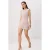 TRENDYOLMİLLA Dames Beige Effen Kort / Mini Mouwloos Bodycon Jurken