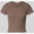 Only Slim fit T-shirt met Riblook Model ‘EMMA’