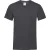 Fruit of the Loom Heren Valueweight Heather V Hals T-shirt (Donkergrijs)