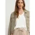 Blouseshirt met korte mouwen en V-hals