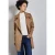 Street One Dames Open fluwelen trenchcoat in Bruin
