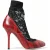 Dolce & Gabbana Rode Ayers Leren Laarzen Sokken Pumps Schoenen