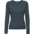 Geribd dames-T-shirt met lange mouwen Colorful Standard Organic petrol blue