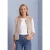 Bodywarmer van imitatiebont met rits en zakken