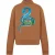 Piton Logo Geborstelde Biologische Sweatshirt