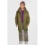 Me & My Monkey reversible lange jas groen/panterprint