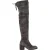 Stuart Weitzman Genna Over The Knee Laarzen in Grijs Suède