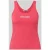 REVIEW Tanktop met ronde hals en borduursel