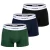 LACOSTE Boxershorts  navy / groen / zwart / wit