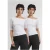 Dames-T-shirt Urban Classics Organic Asymmetric (x2)