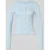 Pieces Slim fit cardigan van een mix van katoen en viscose, model ‘MARIE’