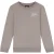 Malelions Junior Striped Signature Sweater | Grey Brown/Off-White
