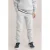 WE Fashion regular joggingbroek grijs melange