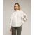Blouse met opstaande kraag, ruches aan de mouw, borduursels en elastische manchetten