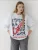 Hiccup Sweatshirt  marine / rood / eierschaal