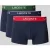 Lacoste Boxershort met elastische band in een set van 3 stuks