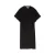 V-hals T-shirt jurk voor dames Tom Tailor