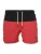 Urban Classics Zwemshorts  pastelrood / zwart