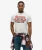 Klassiek Reworked T-shirt met Print Grijs