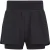 Mountain Warehouse Dames/Dames dubbellaags hardloopshort (Zwart)