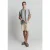 No Excess Shirt Short Sleeve Revers Collar Slub Multi Coloured Vertica