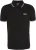 Barbour International Piqué Poloshirt Evan Tipped Zwart
